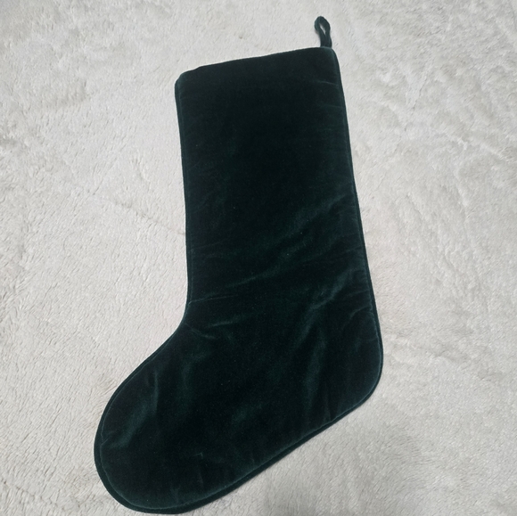 Lands' End Needlepoint Wool Christmas Stocking Angel Monogram "Melinda" - Picture 2 of 10